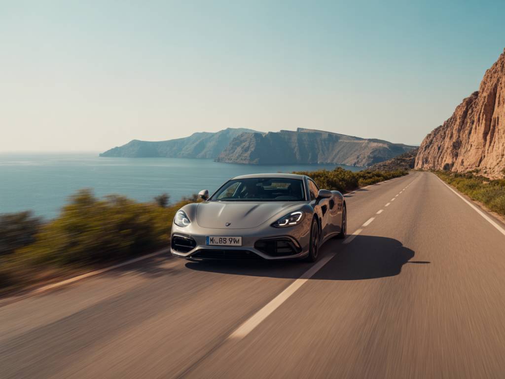 Supercars et îles grecques : roadtrip entre routes côtières, mythologie et panoramas égéens